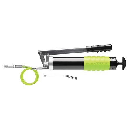 LEGACY Flexzilla Heavy Duty Lever Action Grease Gun with Rigid Extension and Flexible Grease Hose L1355FZ